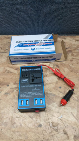 Інвертори Инверторы ^/--/^ Лот Автомобільний інвертор 12/24 — 220 V з універсальною розеткою ^_^^^ Лот Автомобильный инвертор 12/24 — 220 V с универсальной розеткой - фото фото фото