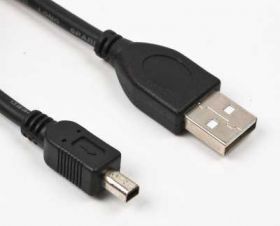 Шлейфи, перехідники Шлейфы, переходники ^/--/^ Кабель mini USB /--/ 2.0, A-папа/mini USB 4-пин, 1,2 м ^_^^^ Кабель mini USB /--/ 2.0, A-папа/mini USB 4-пін, 1,2 м - фото фото фото
