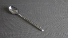 Шумівки, лопатки, ополоники, ложки Шумовки, лопатки,  половники, ложки ^/--/^ Ложка довга барна нержавійка Вживане ^_^^^ Ложка длинная барная нержавейка - фото фото фото