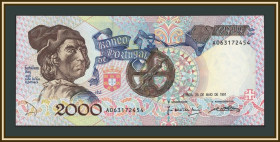 Португалія Португалия ^/--/^ Португалия 2000 эскудо 1991 P-186  (186 /--/ а) UNC ^_^^^ Португалія 2000 ескудо 1991 P-186 (186 /--/ а) UNC - фото фото фото