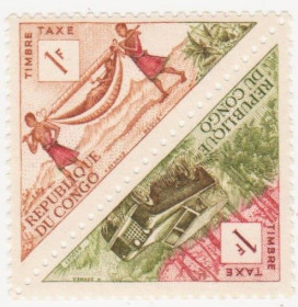 Інші країни Другие страны ^/--/^ Республика Конго  1961 г..№ 3-4  ** тет-беш ^_^^^ Республіка Конго 1961 р. No 3-4 ** тет-беш - фото фото фото