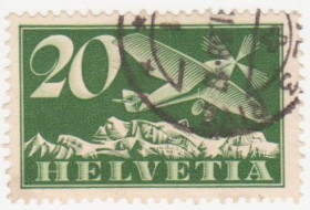 Швейцарія Швейцария ^/--/^ Швейцария 1925 г № 212 гашеная ^_^^^ Швейцарія 1925 р. No 212 гашена - фото фото фото