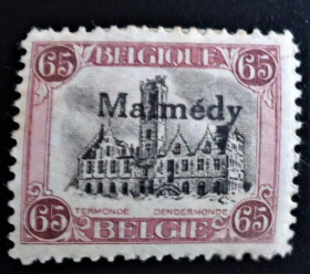 Бенілюкс Бенилюкс ^/--/^ Бельгия  Эйпен-Мальмеди  1920  г. № 25 * ^_^^^ Бельгія Ейпен-Мальмеді 1920 р. No 25* - фото фото фото