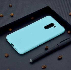 Чохли, бампера Чехлы, бампера ^/--/^ Чохол для Xiaomi Pocophone F /--/ 1 силікон soft touch бампер м&amp;#039;ятно-блакитний ^_^^^ Чехол для Xiaomi Pocophone F /--/ 1 силикон soft touch бампер м&amp;#039;ятно-голубой - фото фото фото