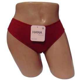Труси Трусы ^/--/^ Трусы хлопок рубчик Hana 57247 S-M красные ^_^^^ Труси бавовна рубчик Hana 57247 S-M червоні - фото фото фото