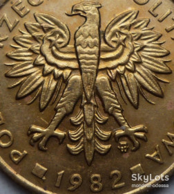 - року - года ^/--/^ Польша 2 злотых 1982 с м/м MW ^_^^^ Польща 2 злотих 1982 з м/м MW - фото фото фото