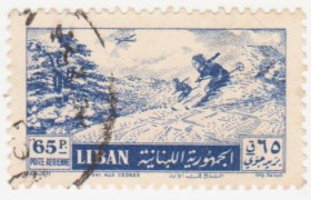 Ліван Ливан ^/--/^ Ливан  1955 г.№  536 гашеная ^_^^^ Ліван 1955 р. No 536 гашена - фото фото фото