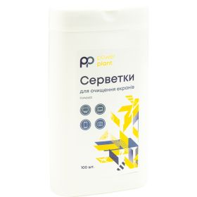 Концентратори, хаби Концентраторы, хабы ^/--/^ Салфетки PowerPlant для очистки экранов, 100 шт. ^_^^^ Салфетки PowerPlant для очищення екранів, 100 шт. - фото фото фото