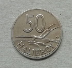 Словаччина Словакия ^/--/^ Словакия 50 геллеров  1941 ^_^^^ Словаччина 50 геллерів 1941 - фото фото фото