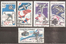Чехословаччина Чехословакия ^/--/^ Чехословакия 1980 Sc.2303-2307 гаш. ПОЛНАЯ СЕРИЯ ^_^^^ Чехословаччина 1980 Sc.2303-2307 гаш. Повна серія - фото фото фото