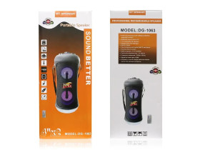 Колонки (портативні) Колонки (портативные) ^/--/^ Колонка музична портативна Bluetooth DG-1063 ^_^^^ Колонка музыкальная портативная Bluetooth DG-1063 - фото фото фото