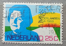 Бенілюкс Бенилюкс ^/--/^ Нидерланды 1969 г - 15-летие Устава Королевства Нидерландов  (1954–1969), гаш ^_^^^ Нідерланди 1969 р - 15-річчя Статуту Королівства Нідерландів (1954-1969), гаш - фото фото фото