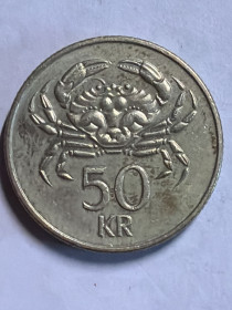 Ісландія Исландия ^/--/^ Исландия 50 крон 2005 ^_^^^ Ісландія 50 крон 2005 - фото фото фото