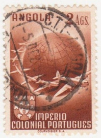 Ангола Ангола ^/--/^ Ангола 1949 г № 340 гашеная ^_^^^ Ангола 1949 р. No 340 гашена - фото фото фото