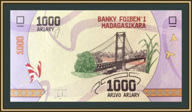 Мадагаскар Мадагаскар ^/--/^ Мадагаскар 1000 ариари 2017 P-100  (100 /--/ a) UNC ^_^^^ Мадагаскар 1000 аріарі 2017 P-100 (100 /--/ a) UNC - фото фото фото