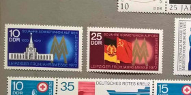 НДР, ФРН ГДР, ФРГ ^/--/^ Германия ГДР Флаги 1972 ^_^^^ Німеччина НДР Прапори 1972 - фото фото фото