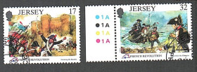 Великобританія Великобритания ^/--/^ Джерси  (1989) 200-летие Французской революции ^_^^^ Джерсі (1989) 200-річчя Французької революції - фото фото фото