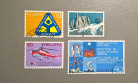 Швейцарія Швейцария ^/--/^ Швейцария Транспорт Гора Фауна 1972 ^_^^^ Швейцарія Транспорт Гора Фауна 1972 - фото фото фото