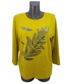 Кофти Кофты ^/--/^ Женский кофта Rbossi 1052 L-XL горчица ^_^^^ Жіночий кофт Rbossi 1052 L-XL гірчиця - фото фото фото