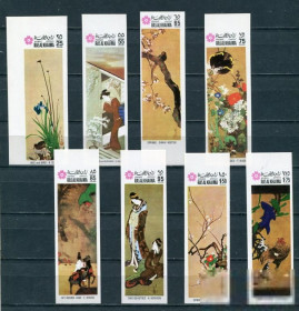 Мистецтво Искусство ^/--/^ Рас эль Хайма Ras al Khaima 1970 Mi 426-433 /--/ B Expo Osaka Japanese Paintings Cock Horse Woman Imperf 8 ^_^^^ Рас ель Хайма Ras al Khaima 1970 Mi 426-433 /--/ B Expo Osaka Japanese Paintings Cock Horse Woman Imperf 8 - фото фото фото