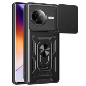 Чохли, бампера Чехлы, бампера ^/--/^ Чохол Fiji Camera Defence для Poco F /--/ 7 Pro бампер із захистом камери та підставкою Black ^_^^^ Чехол Fiji Camera Defence для Poco F /--/ 7 Pro бампер с защитой камеры и подставкой Black - фото фото фото