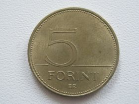 Угорщина Венгрия ^/--/^ Венгрия 5 форинтов 1993 года #18327 ^_^^^ Угорщина 5 форинтів 1993 року #18327 - фото фото фото
