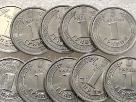Обігові Обиходные ^/--/^ 1 гривня 2019 рік Україна &amp;quot; Штемпельний Блиск &amp;quot; 10 штук одним лотом  (30...) ^_^^^ 1 гривна 2019 год Украина &amp;quot; Штемпельный Ближний &amp;quot; 10 штук одним лотом (30...) - фото фото фото