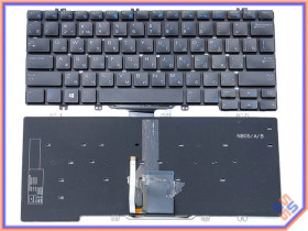 Клавіатури Клавиатуры ^/--/^ МКлавиатура для DELL Latitude 5290, 7280, 7380, 7389, 7390 (RU Black c подсветкой) ^_^^^ МКлавіатура для DELL Latitude 5290, 7280, 7380, 7389, 7390 (RU Black c підсвічуванням) - фото фото фото