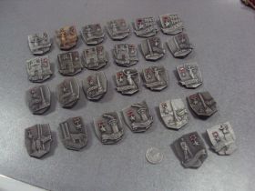 Пам'ятні і ювілейні Памятные и юбилейные ^/--/^ знак серия город герой волгоград киев минск керч брест одесса москва лот 39 шт №5224 ^_^^^ знак серія місто герой волгоград київ мінськ керч брест одеса москва лот 39 шт No /--/ 5224 - фото фото фото