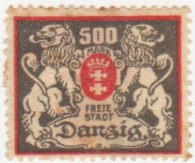 Веймарська республіка Веймарская республика ^/--/^ Германия   (Данциг) 1923 г. № 139 * ^_^^^ Німеччина (Данциг) 1923 р. No 139* - фото фото фото