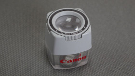 Canon Canon ^/--/^ 8 /--/ x Canon портативное карманное цилиндрическое увеличительное стекло  (лупа) из оптического стекла для фокусировочного экрана Вживане ^_^^^ 8 /--/ x Canon портативне кишенькове циліндричне збільшувальне скло (лупа) з оптичного скла для фокусувального екрану - фото фото фото