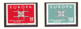 Туреччина Турция ^/--/^ Турция 1963 г MNH - EUROPA  - CEPT ^_^^^ Туреччина 1963 MNH - EUROPA - CEPT - фото фото фото