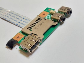 Інші комплектуючі Другие комплектующие ^/--/^ Б/У Плата Card reader Audio USB разъемы для ноутбука MSI X /--/ 460 ^_^^^ Б/У Плата Card reader Audio USB роз'єми для ноутбука MSI X /--/ 460 - фото фото фото