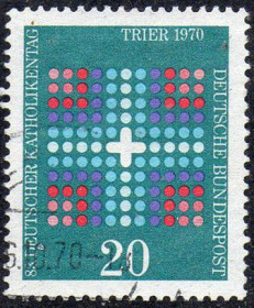 Інші країни Другие страны ^/--/^ ФРН 1970 - Німецький католицький день  (Гб) ^_^^^ ФРГ 1970 - Немецкий католический день (Гб) - фото фото фото