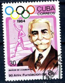 Спорт Спорт ^/--/^ Куба. 90-летие Международного олимпийского комитета  (серия) 1984 г. ^_^^^ Куба Олімпіада (серія) 1984 - фото фото фото