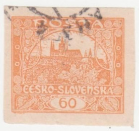 Чехословаччина Чехословакия ^/--/^ Чехословакия 1919 г №  24 гашеная ^_^^^ Чехословаччина 1919 р. No 24 гашена - фото фото фото