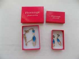 Інше Другое ^/--/^ Набор ювелирная бижутерии Florange Fashion jewellery Колье  серьги ^_^^^ Набір ювелірна біжутерії Florange Fashion jewellery Кольє сережки - фото фото фото