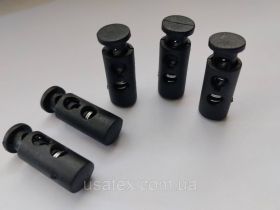 Інше Другое ^/--/^ Фіксатор чорний Пластиковий затискач для одягу Фіксатор шнурків для взуття Стопор на дві дірки ^_^^^ Фиксатор черный Пластиковый зажим для одежды Фиксатор шнурков для обуви Стопор на две дырки - фото фото фото