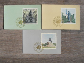 СРСР СССР ^/--/^ Открытка Ленинград Фрейдлина Беленького /--/ 3 шт 1965 /--/ г. ^_^^^ Листівка Ленінград Фрейдліна Беленького /--/ 3 шт 1965 /--/ р. - фото фото фото