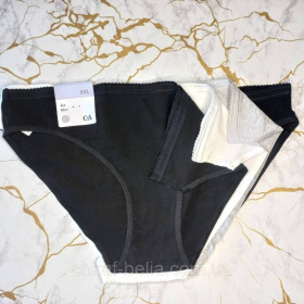 Труси Трусы ^/--/^ 4 шт Трусики 58-60 р XXL C&amp;amp;A Хлопок Слип ^_^^^ 4 шт Трусики 58-60 г. XXL C&amp;A Хлопок Слип - фото фото фото