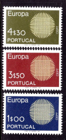 Австрія Австрия ^/--/^ Португалия  1970 г MNH -  EUROPA CEPT - ^_^^^ Португалія 1970 MNH - EUROPA CEPT - фото фото фото