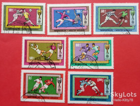 Спорт Спорт ^/--/^ Монголия 1970 спорт футбол Mi 591-597 ^_^^^ Монголія 1970 спорт футбол Mi 591-597 - фото фото фото