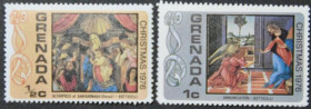 Інше Другое ^/--/^ Гренада Живопись Сандро Боттичелли Рождество 1976 ^_^^^ Гренада Живопис Сандро Боттічеллі Різдво 1976 - фото фото фото