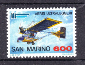 Транспорт Транспорт ^/--/^ Авиация . Сан Марино 1987 г  MNH - ^_^^^ Сан Марино 1987 MNH - фото фото фото