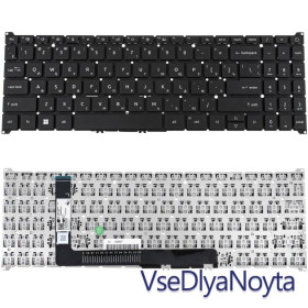 Клавіатури Клавиатуры ^/--/^ Клавиатура для ноутбука ACER (AS: A /--/ 315-59) rus, black, без фрейма ^_^^^ Клавіатура для ноутбука ACER (AS: A /--/ 315-59) rus, black, без фрейму - фото фото фото