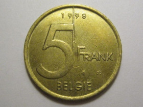 Бельгія Бельгия ^/--/^ Бельгия 5 франков 1998 года BELGI 3 /--/ П /--/ 772 ^_^^^ Бельгія 5 франків 1998 BELGI 3 /--/ П /--/ 772 - фото фото фото