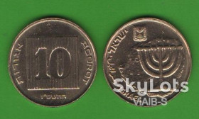 Ізраїль Израиль ^/--/^ 10 агорот Израиль 2007 UNC ^_^^^ 10 агорот Ізраїль 2007 - фото фото фото