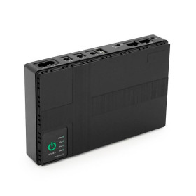 Адаптери Адаптеры ^/--/^ ИБП UPS-18 /--/ W  12000 /--/ MAh с акумулятором для роутеров/коммутаторов, 5/9/12 /--/ V, 1 /--/ A, 12000 /--/ MAh(4*3000 /--/ MAh), Bl ^_^^^ ДБЖ UPS-18 /--/ W DC /--/ 1018 /--/ P для роутерів/комутаторів/PON/POE-430, 5/9/12 /--/ V, 1 /--/ A, 12000 /--/ MAh(4*3000 /--/ MAh), Black, - фото фото фото