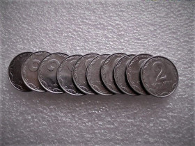 Обігові Обиходные ^/--/^ 2 копійки 2012 рік Україна &amp;quot; 10 штук одним лотом &amp;quot;  (425+) ^_^^^ 2 копейки 2012 год Украина &amp;quot; 10 штук одним лотом &amp;quot; (425+) - фото фото фото