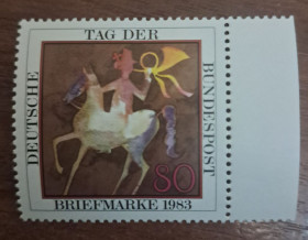 НДР, ФРН ГДР, ФРГ ^/--/^ Германия Німеччина 1983 день марки поле ^_^^^ Германия 1983 день марки поле - фото фото фото